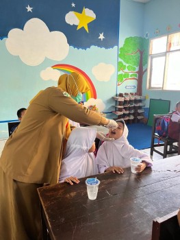 PIN POLIO TAHAP 2 SDN 655 Tirowali